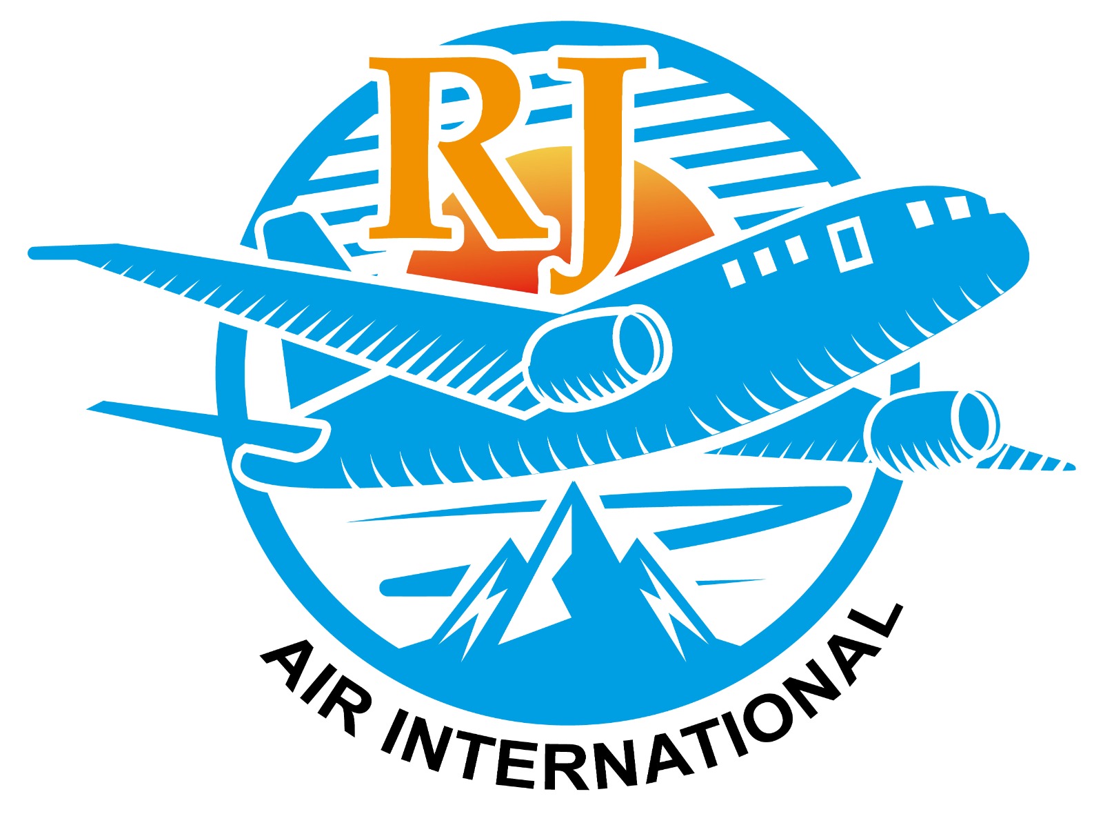 RJ INTERNATIONAL Official Logo